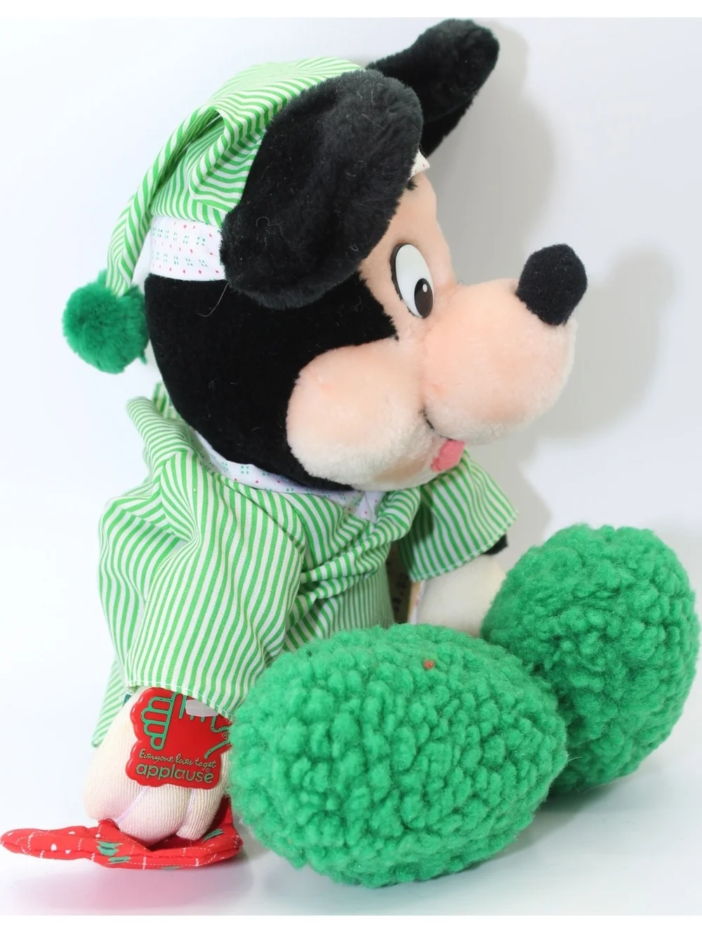 Vintage Disney Applause Winter Magic Mickey & Minnie Mouse Plush Doll Lot 2 Pcs.